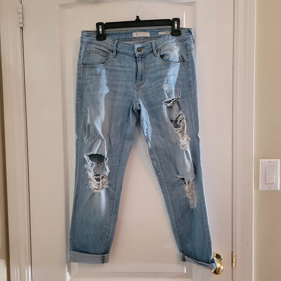 GUESS? Women's Tomboy Distress Denim - Picture 1 of 5
